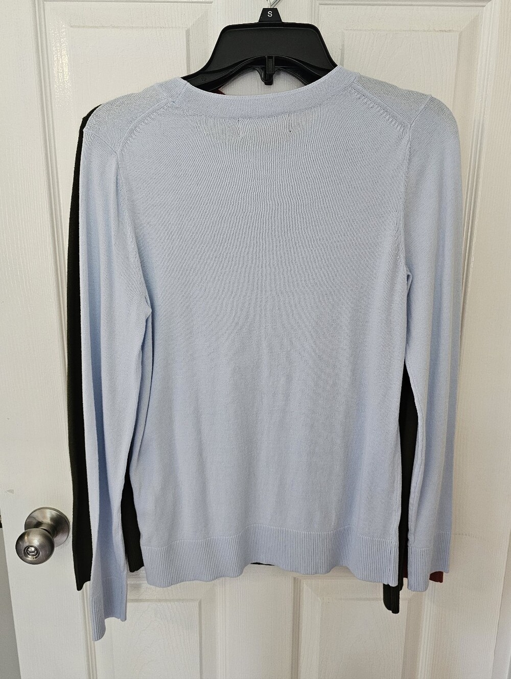 Banana Republic Factory Forever Sweater Bundle Blue, Green, Burnt Orange Small - Picture 3 of 10